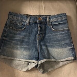 J Brand High Waist Denim Shorts